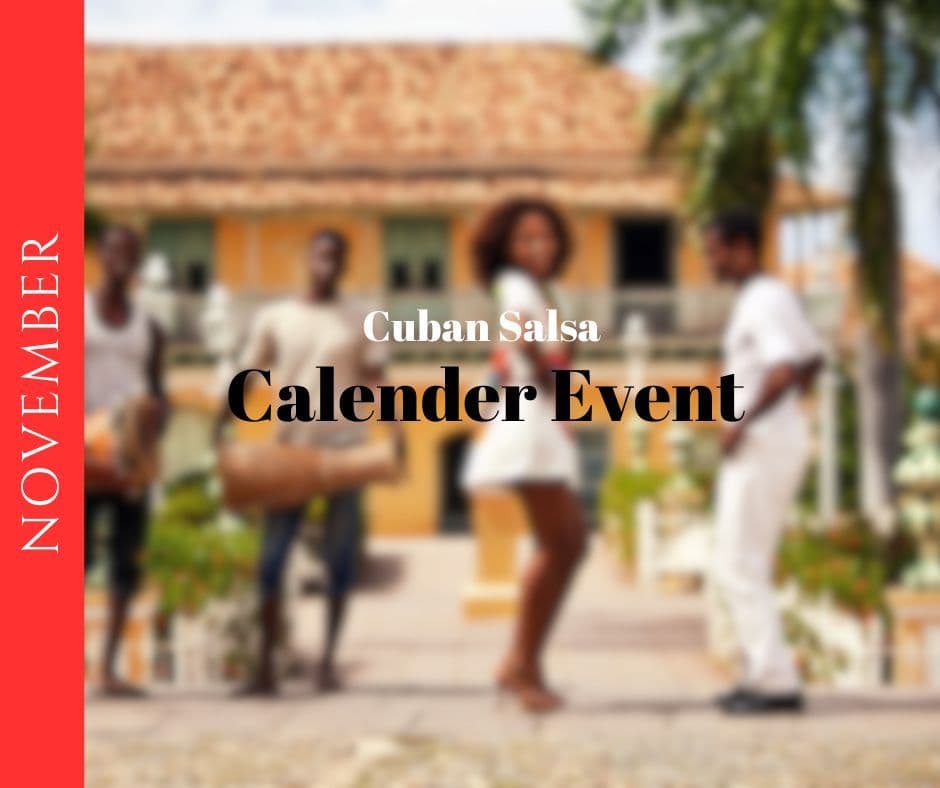 Dubai Cuban Salsa Calender : November